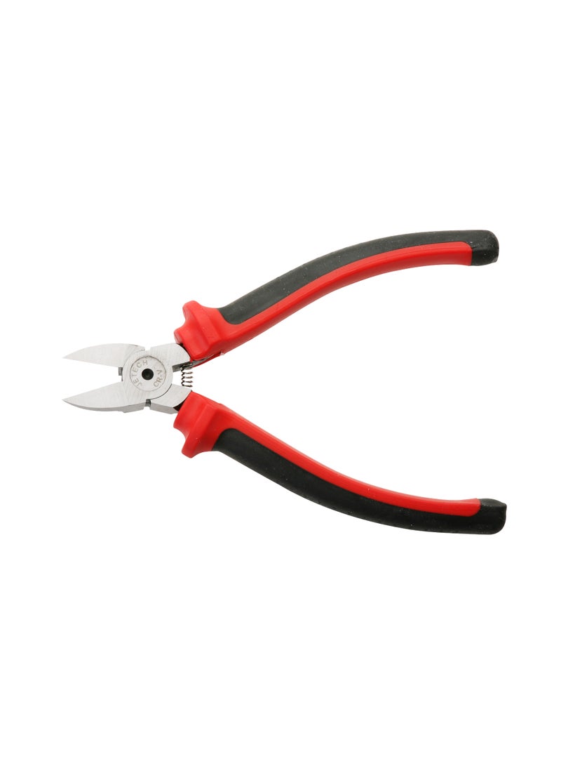 jetechtool Jetech Diagonal Plastic Cutting Pliers, Wire Cutters, 6-Inch, Precision Flush Cutters Ultra Sharp Wire Cutters for Crafting Side Cutters Wire Snips Spring Loaded for Jewelry Making, Red and Black Handle - PP-6 - Image 1